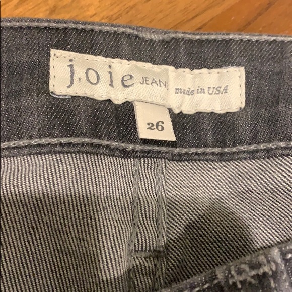 Joie Gray zipper super skinny jeans - Picture 4 of 4